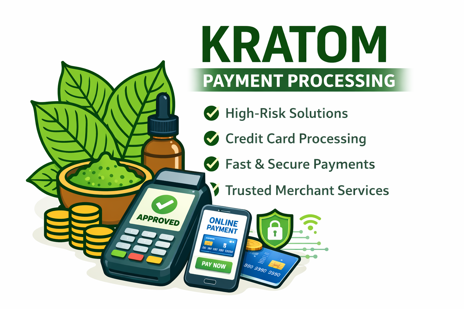 kratom merchant services payment processing approval flow